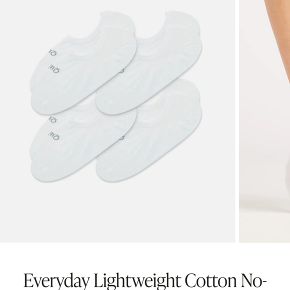 Quince No Show Sox 4 Pack - Picture 2 of 4